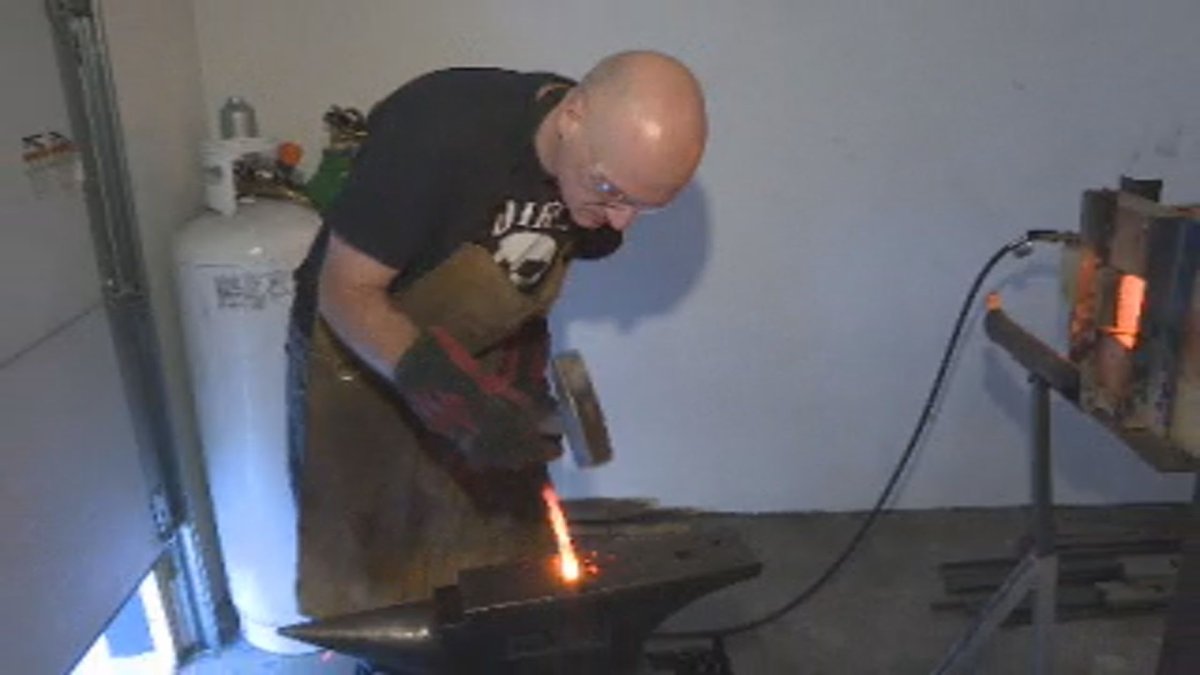 Cameron Bennett is a veteran and founder of Forging Ahead Inc,, a non-profit organization that helps veterans and first-responders through the art of blacksmithing. 