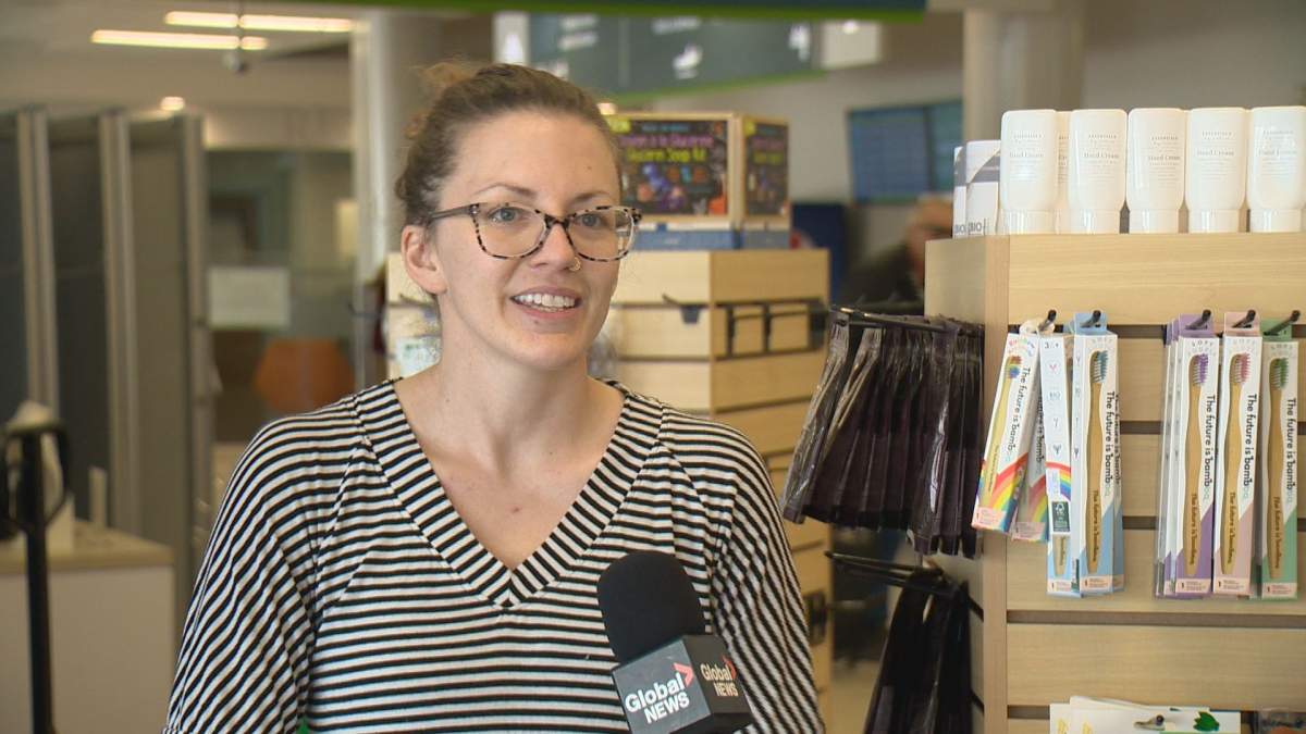 Brick + Mortar Owner Janis Procyk says it’s exciting to see airport traffic rebound.