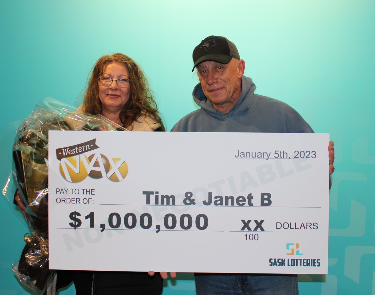 Tim and Janet Beler ended 2022 with a $1-million win.