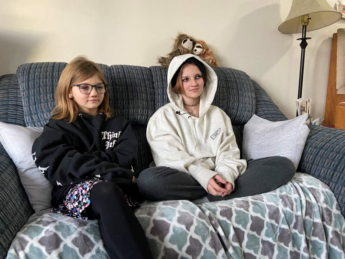 Angela McKenzie’s daughters Arianna and Caera Shaw.