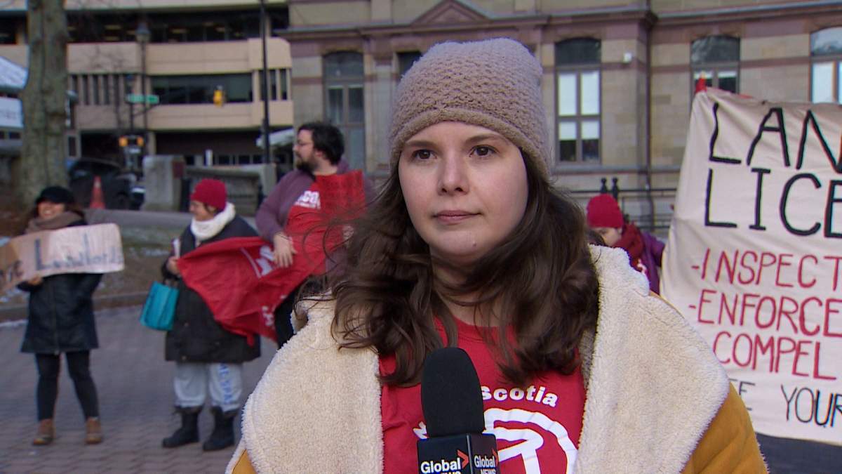 Hannah Wood of the Halifax Peninsula chapter of ACORN says the organization has been fighting for a registry since 2014.