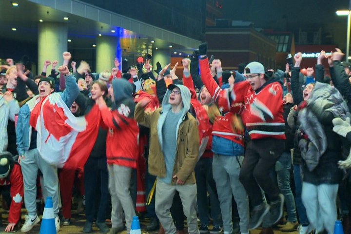 ‘That’s Canada, baby!’: Fans in Halifax go wild for world junior hockey win