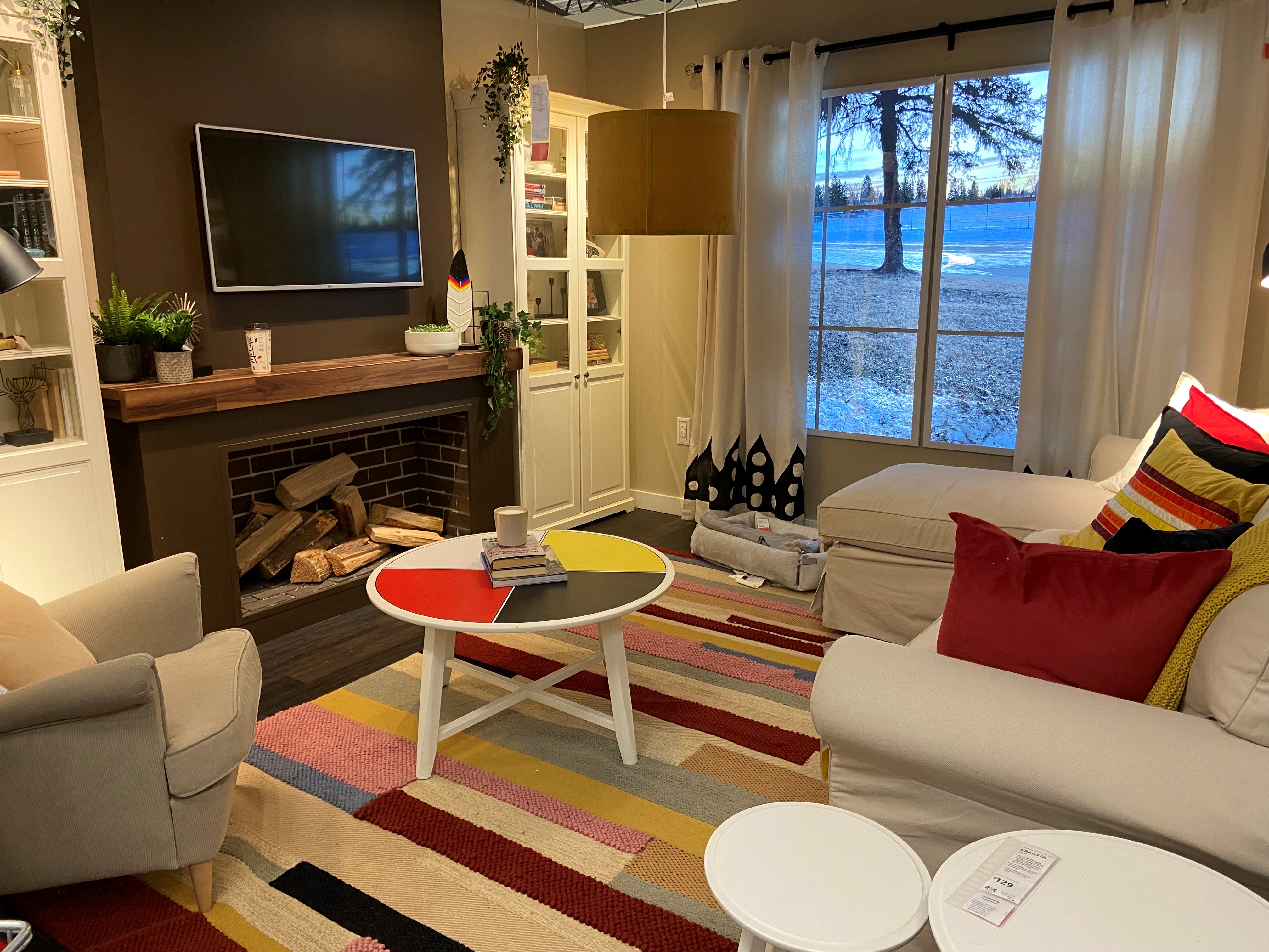 Indigenous Inspired Room Unveiled In Calgary Ikea Showroom Calgary   Ikea10 