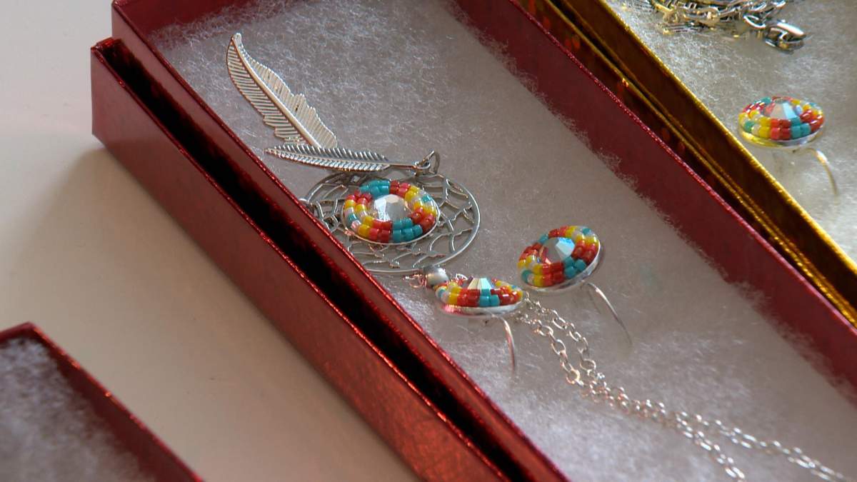 Sask., Indigenous artist Terri Lavalee of Northern Lights Beadwork and Clothing is looking to expand her business in 2023. Her specialty is modernizing traditional Indigenous jewelry.