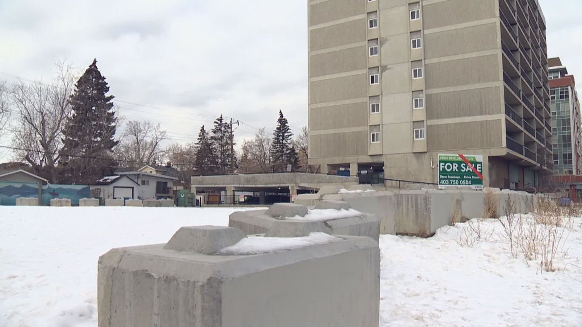 The City of Calgary is seeking feedback on a land-use application for the property where the former Kensington Manor apartment complex once stood. 