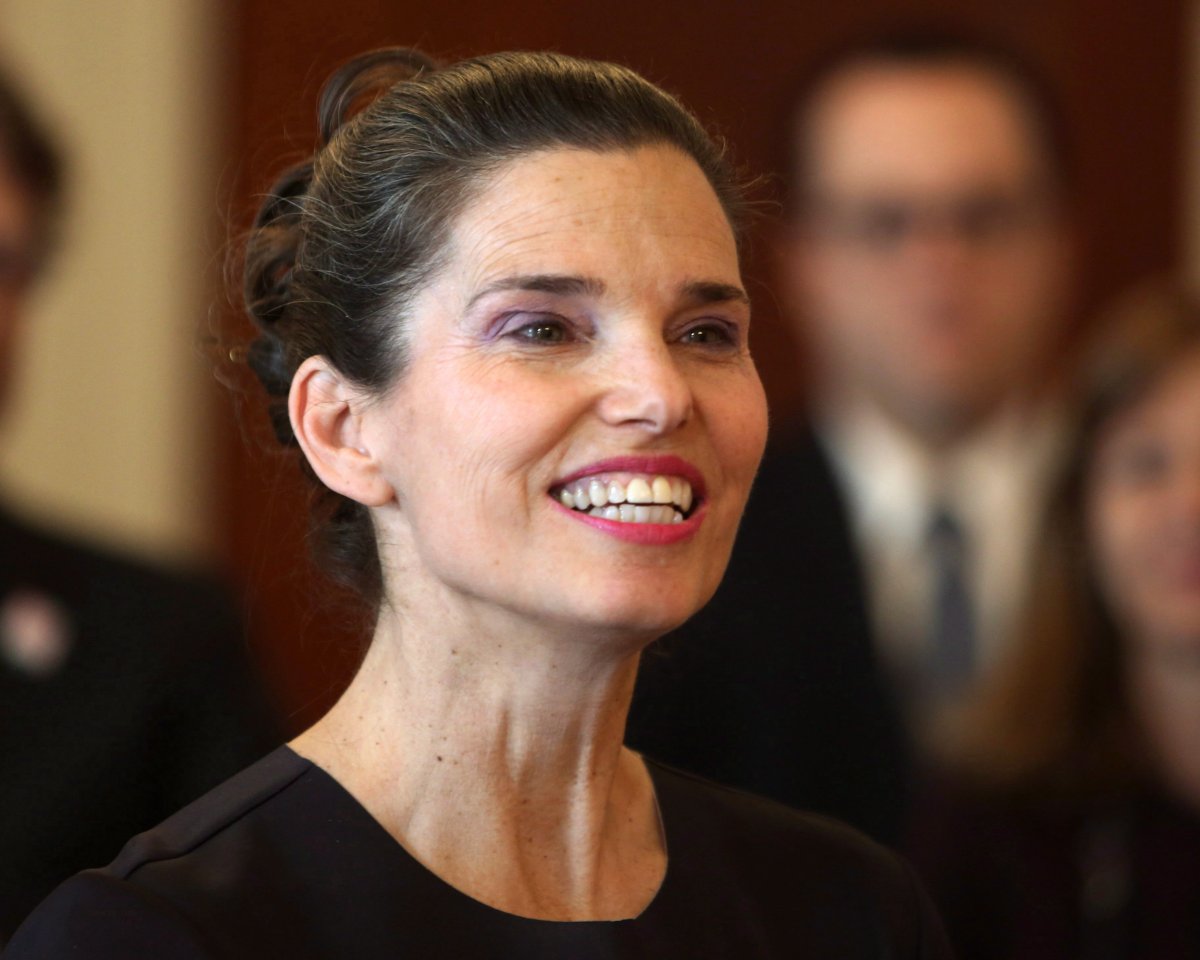 Science Minister Kirsty Duncan in 2018. She said Thursday that she is taking a medical leave due to a 'physical health challenge.'.