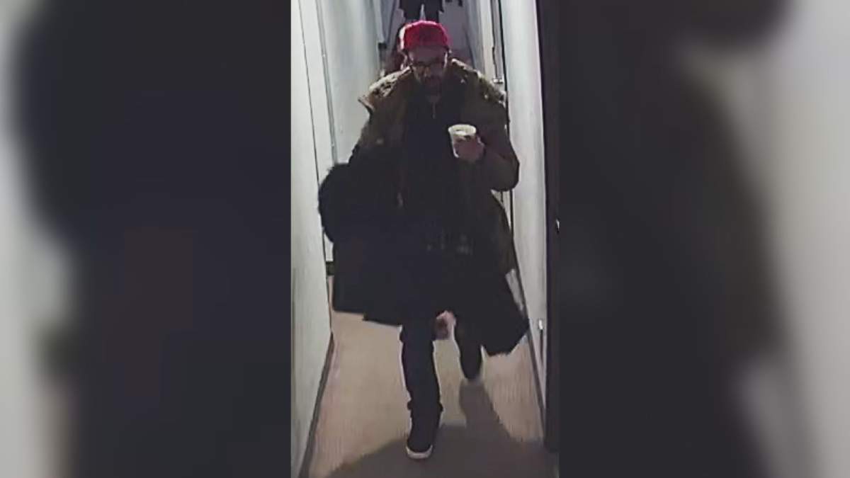 Saanich police are looking to identify this man, in relation to a missing persons case.