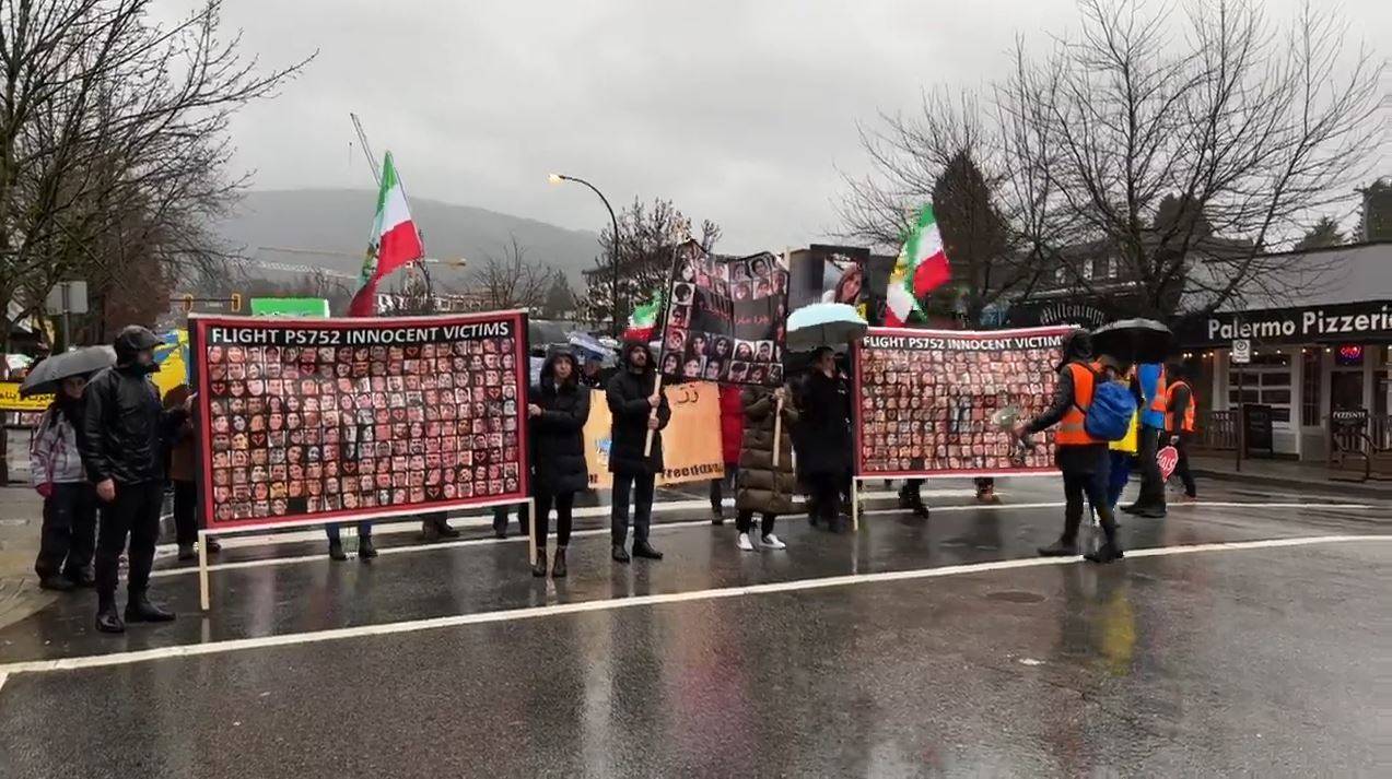 Thousands rally in North Vancouver, B.C., in solidarity for Flight 752 victims’ families  | 24CA News