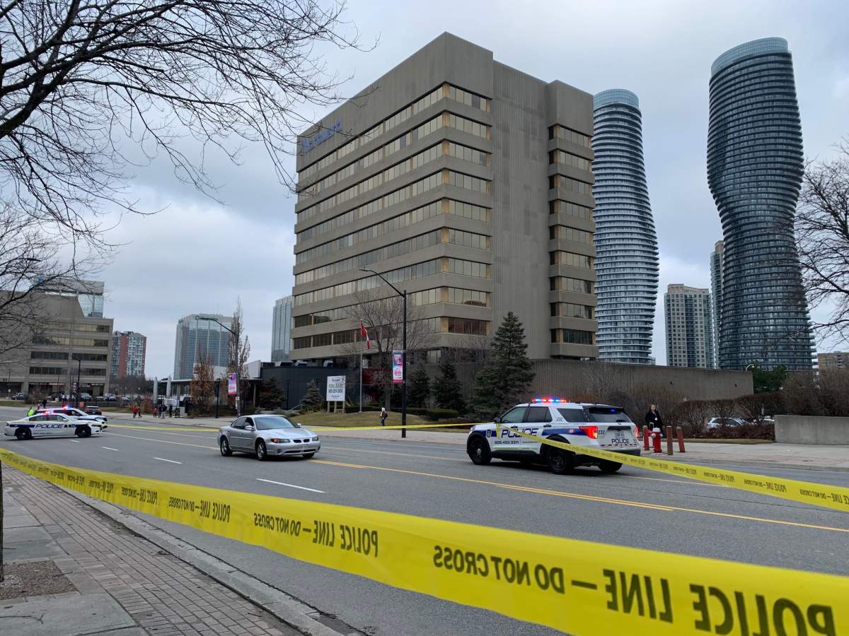 Police are investigating after a pedestrian was struck by a vehicle in Mississauga on Jan. 2, 2023.
