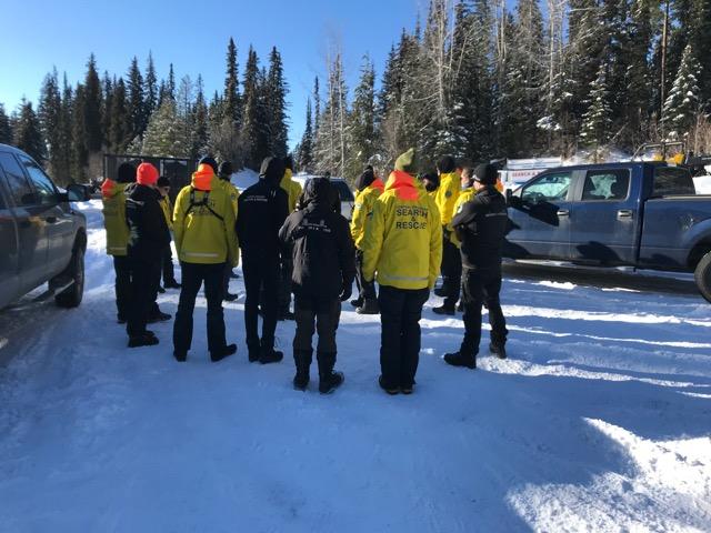 COSAR says, at first light the RCMP dispatched a helicopter and activated search and rescue to assist in the search.