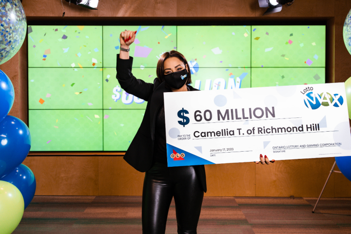 Camellia Kazemi Talachi won $60 million in the Nov. 29 Lotto Max draw.