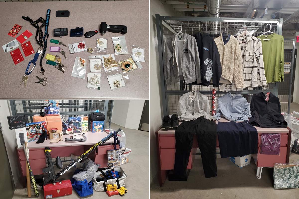 Police say they have recovered a load of items which were stolen from vehicles in several neighbourhoods in Kitchener and Waterloo and are looking to return it to its owners.