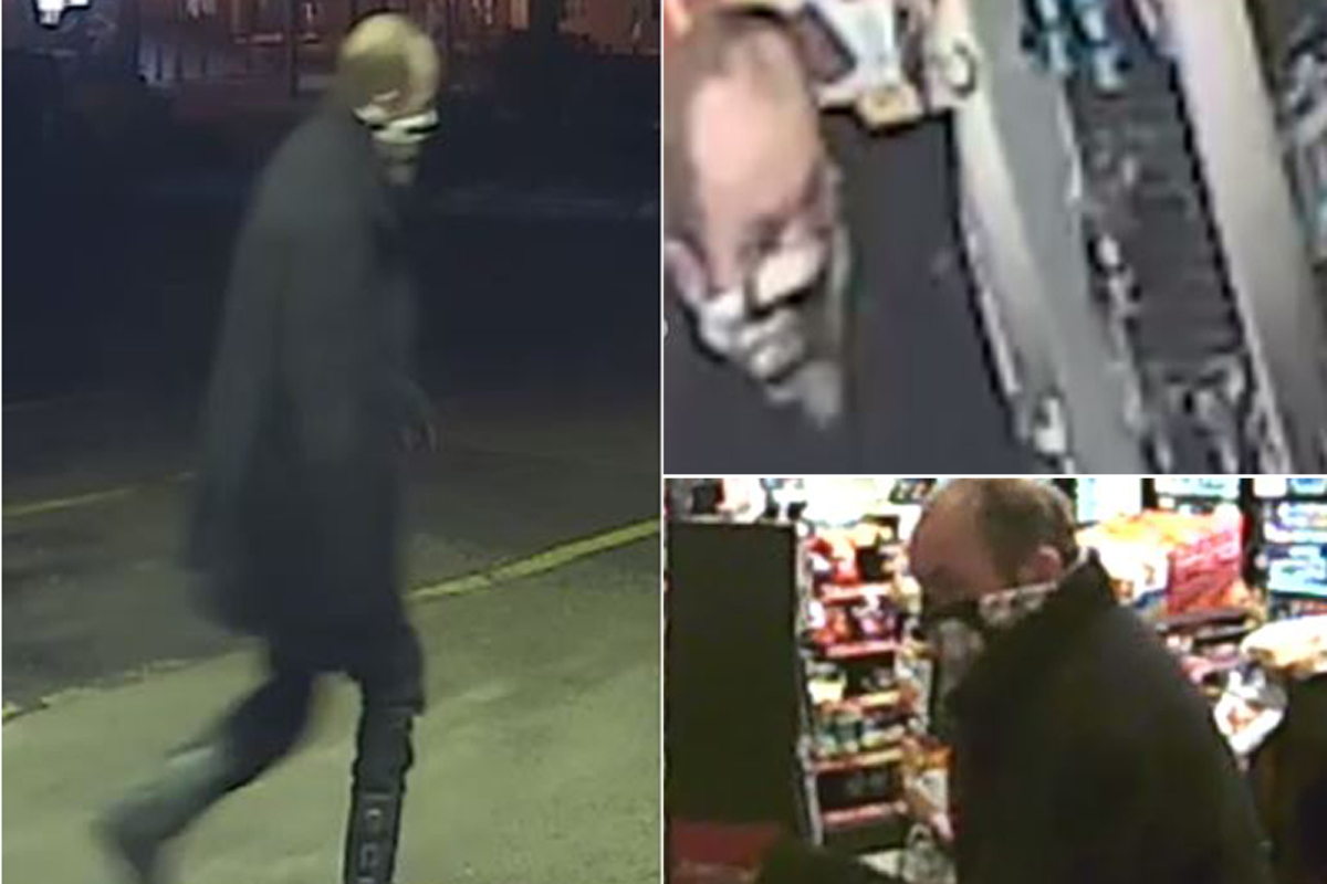 Waterloo Regional Police have released images of a man they are looking to speak with in connection to a break-in which occurred in Kitchener last month.