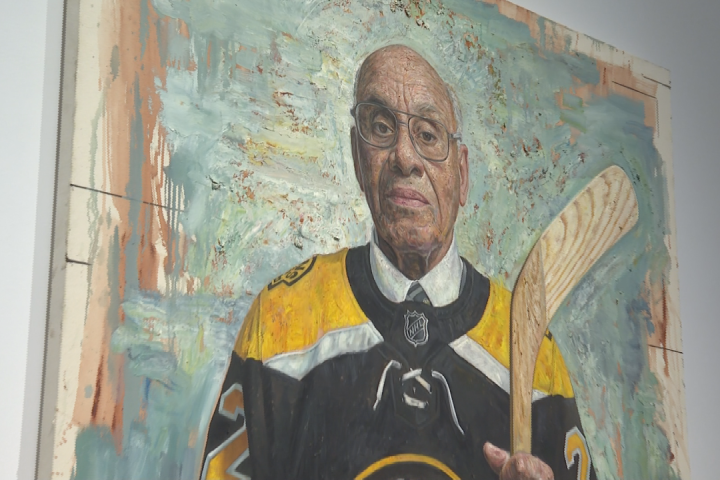 Willie O’Ree portrait unveiled for permanent display in New Brunswick hometown