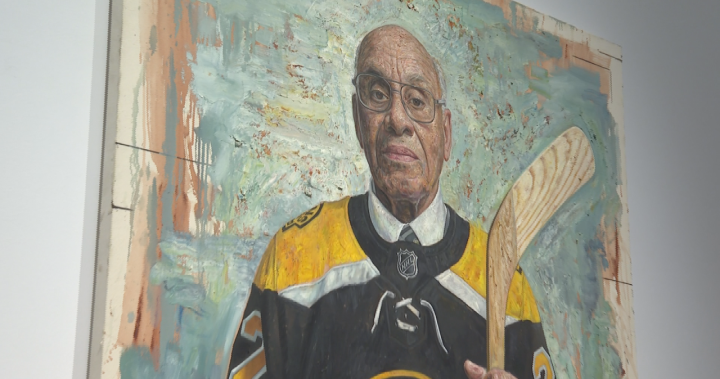 Le portrait de Willie O’Ree dévoilé pour une exposition permanente dans sa ville natale du Nouveau-Brunswick