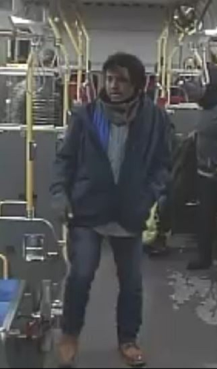 Toronto police say this man is wanted after a woman was sexually assaulted aboard a TTC bus.