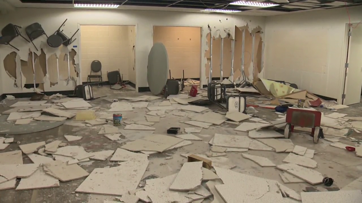 The Riverbend Community League's Brookside Hall (5320 - 143 St.) was found vandalized Sat. Dec. 30, 2022.