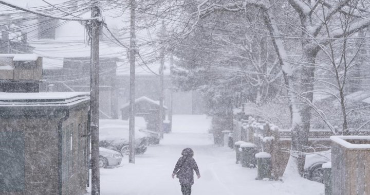 Зимна буря носи вятър, сняг и дъжд в Атлантическа Канада