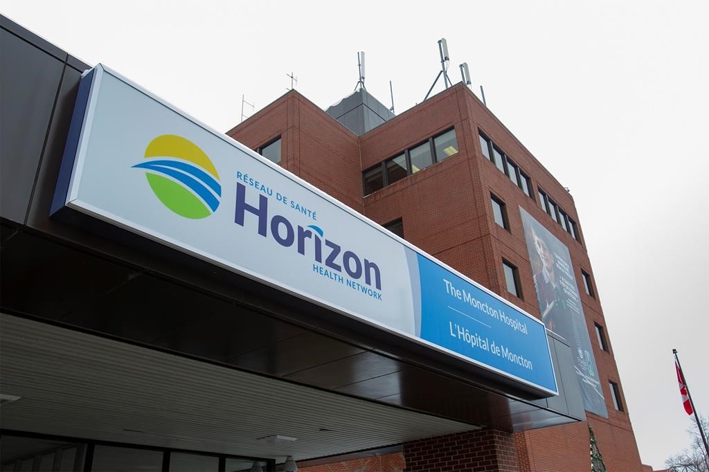 The president of New Brunswick's Horizon Health Network says recruitment and retention of staff is the biggest concern faced by the organization. The Moncton Hospital is shown in Moncton, N.B., on Friday, Jan. 14, 2022. THE CANADIAN PRESS/Ron Ward