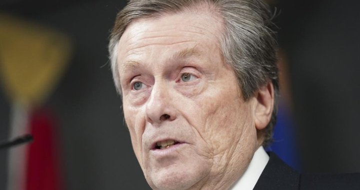 John Tory officially submits resignation as Mayor of Toronto
