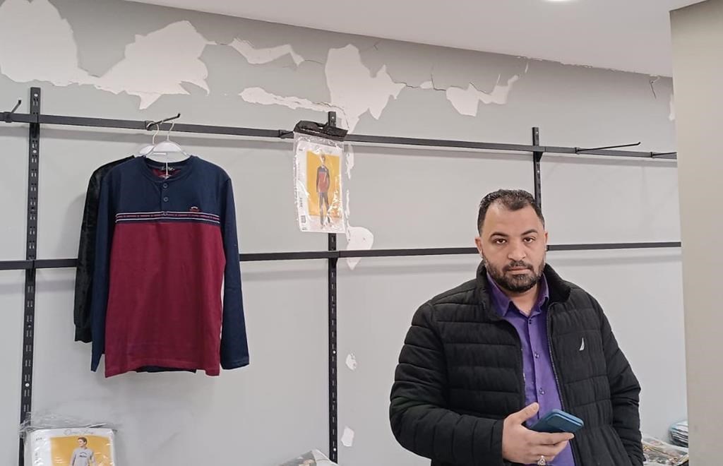 Ahmed Hallaq is seen in Kayseri, central Turkey, on Feb. 6, 2023. He was in Turkey when the earthquake hit. His family is now living in a car because their apartment complex has deep cracks and is uninhabitable. He fled Syria for Turkey and came to Canada in January 2016. His family is still in Turkey. THE CANADIAN PRESS/HO-Ahmed Hallaq *MANDATORY CREDIT*.