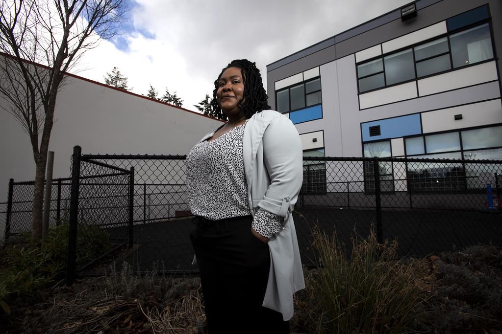 Lenya Wilks poses for a photo in Surrey, B.C. on Tuesday, Feb. 21, 2023.