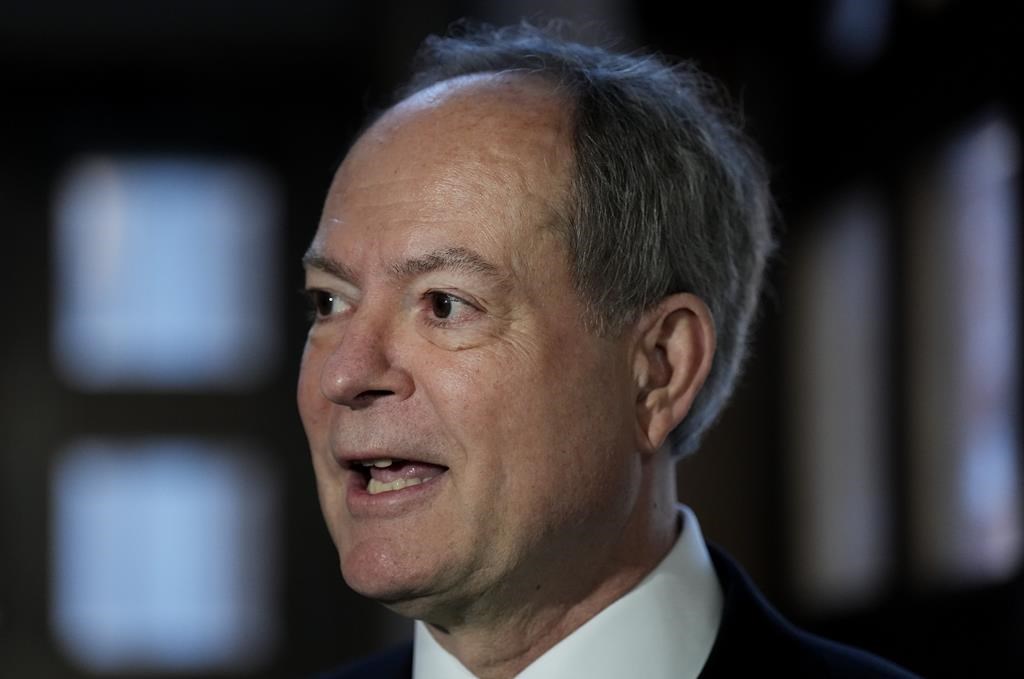 Peter Bethlenfalvy, Minister of Finance of Ontario speaks with the media during the Finance Ministers' Meeting in Toronto, on Friday, February 3, 2023. 