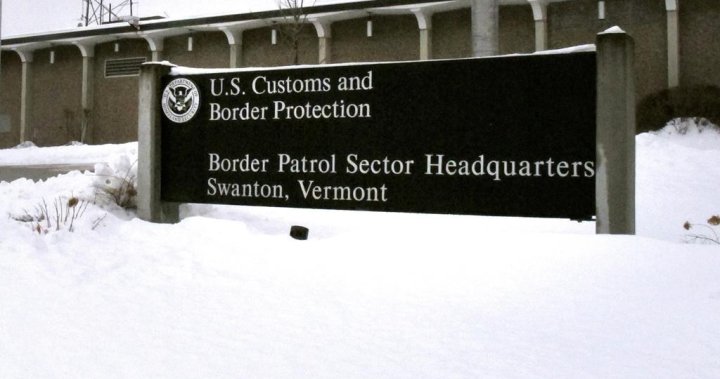 Vermont police investigating after man dies crossing border from Quebec