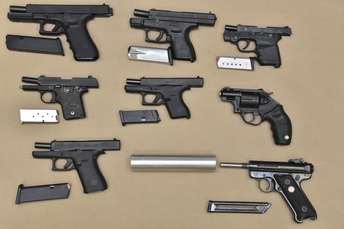 The Calgary Police Service seized 8 firearms on Jan. 31 after a two-month investigation.