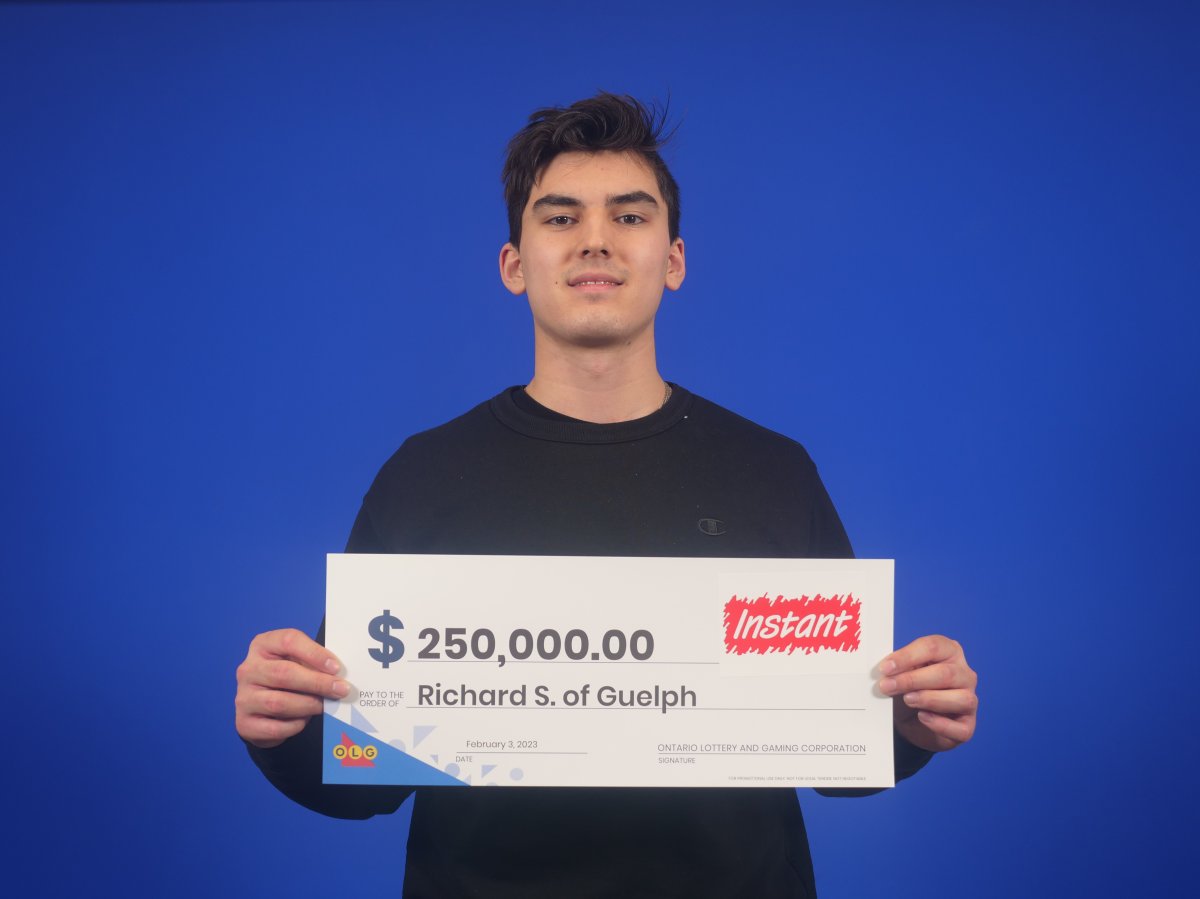 Richard Szajek of Guelph won $250,000 on Instant 25X Multiplier.