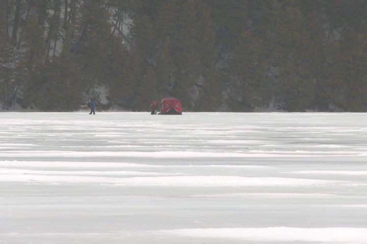 Police issue ice warnings as ice fishers set up on Kingston, Ont. region waters