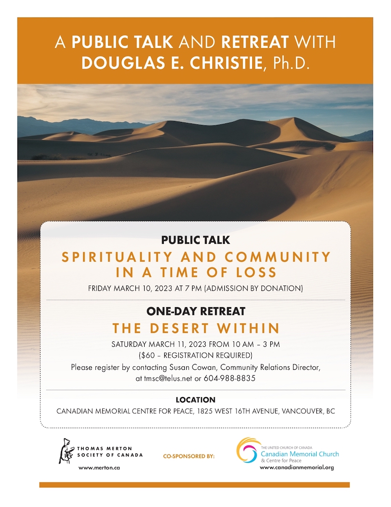 Public Talk with Merton scholar Douglas E. Christie - image