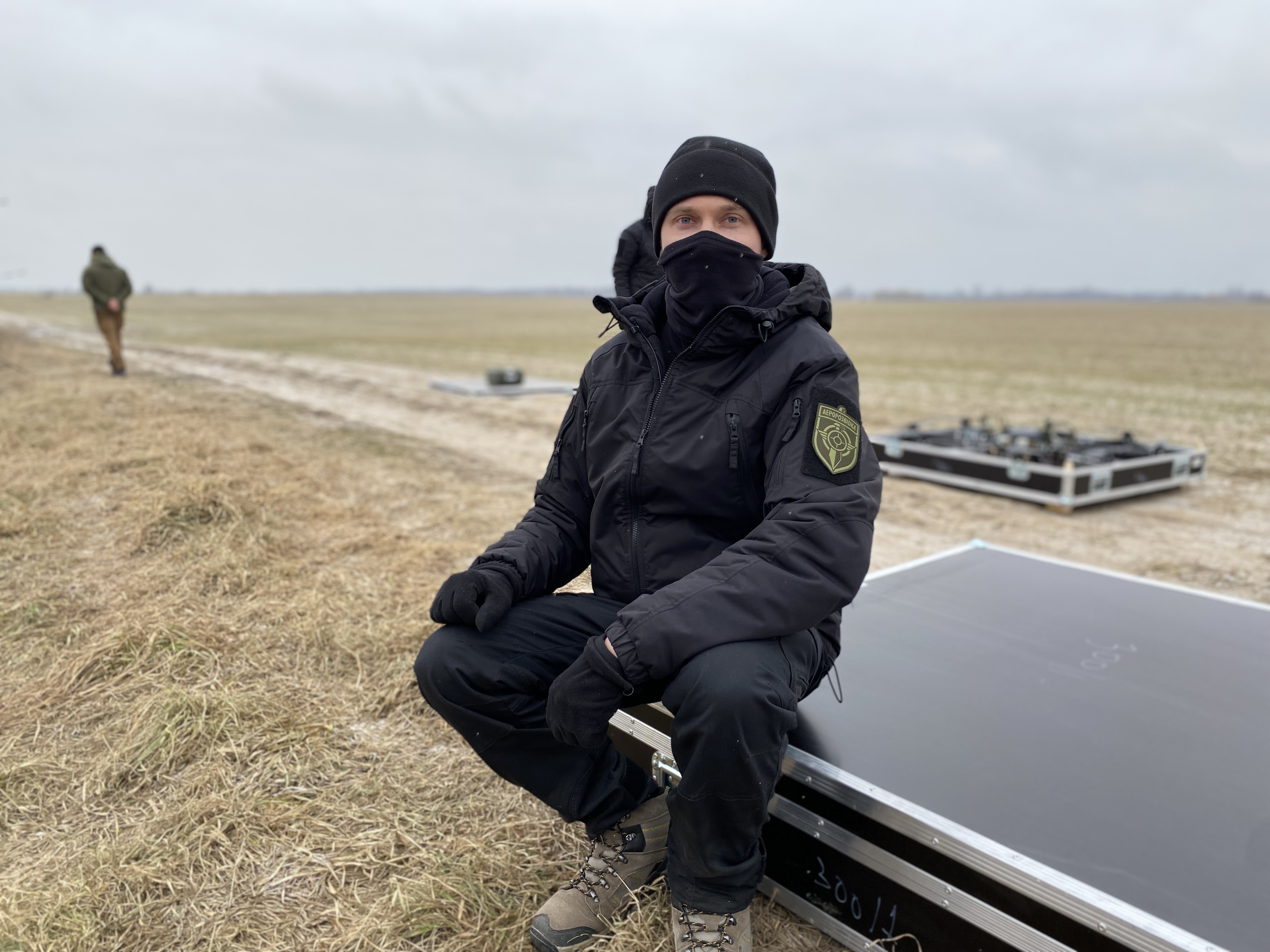 Oleh, a member of Aerorozvidka, testing military drones near Kyiv, Ukraine, Jan. 25, 2023.