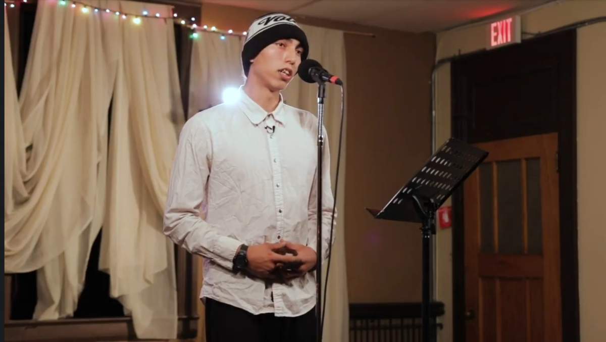 Poet Austin Ahenakew is one of many storytellers who will be contributing to Indigenous Storytelling Month across Saskatchewan.