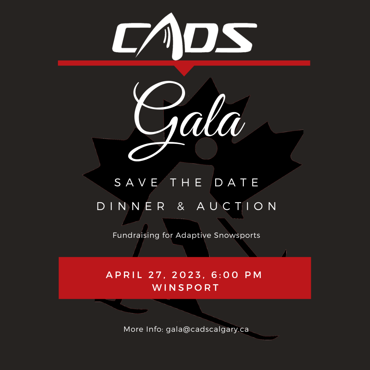 2023 CADS Gala; supported by Global Calgary & QR Calgary - image