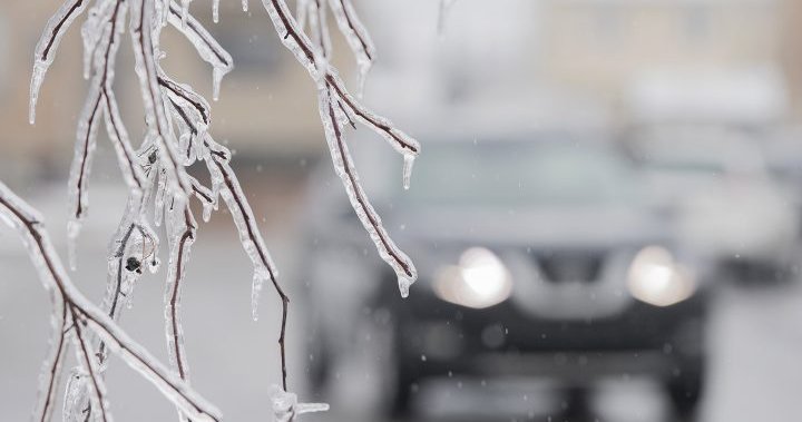 Freezing rain warning issued for area including London, Kitchener and Guelph
