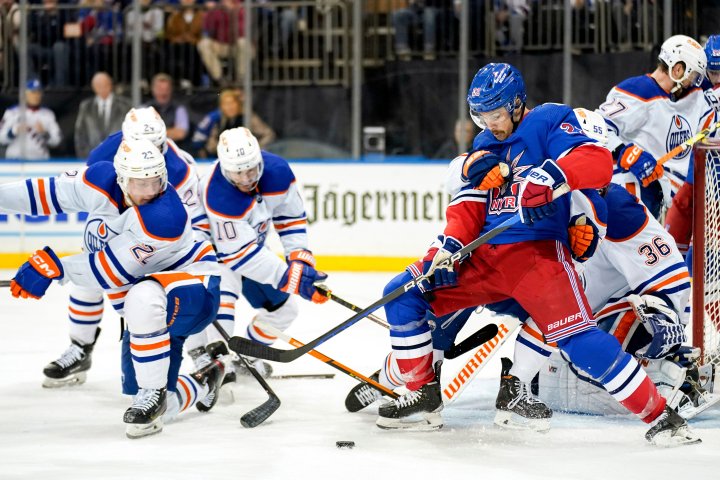 Edmonton Oilers set to tangle with dangerous Rangers