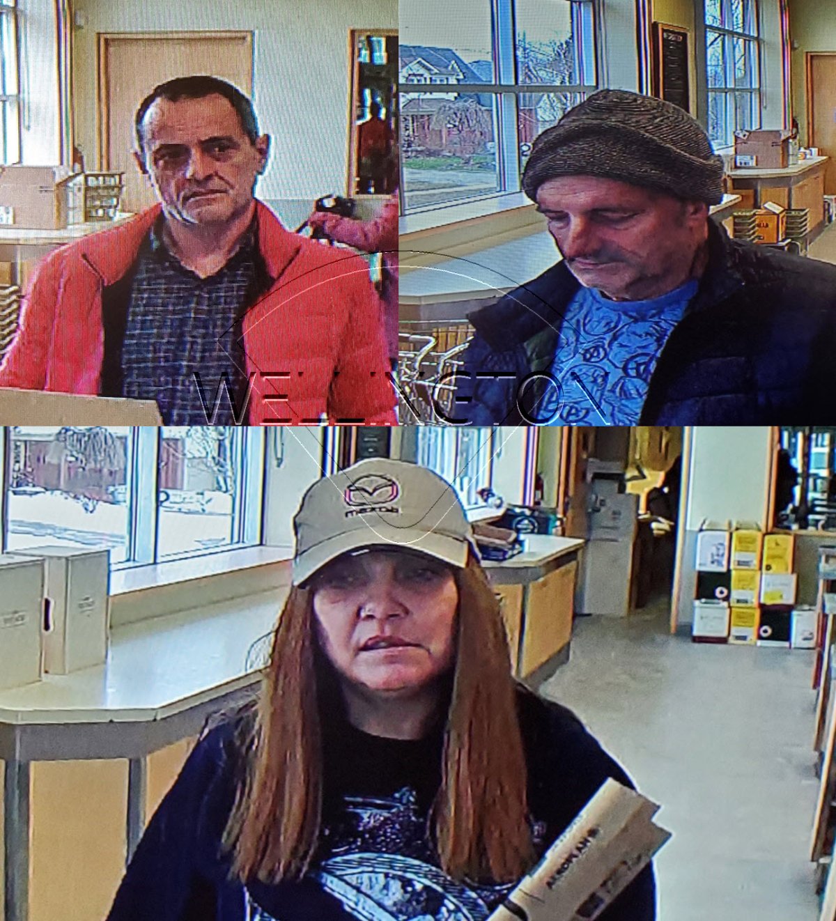 OPP are looking to identify these individuals, plus others, in connection with a shoplifting spree at a store in Centre Wellington, Ont.