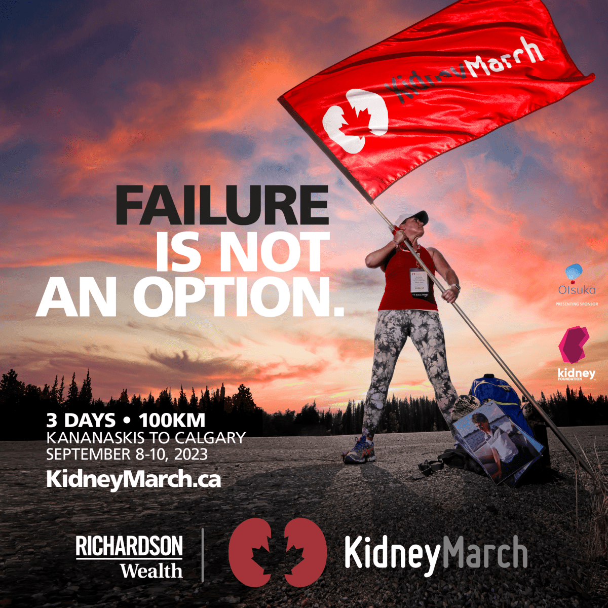 2023 Kidney March; supported by Global Calgary & QR Calgary - image