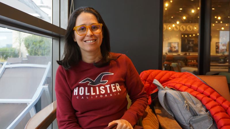 Dorra Agrebi, owner of the Taa Marbouta language school in Carthage is using her platform to bolster public understanding and interest in Tunisia's diverse religious and cultural minorities. She is seen here in Tunis on Thurs. Feb. 9, 2023.