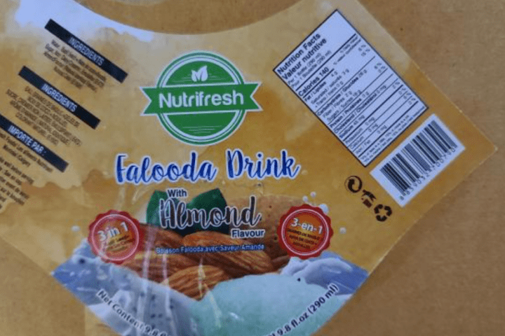 Canada expands Falooda Drink recall over undeclared milk to include multiple flavours