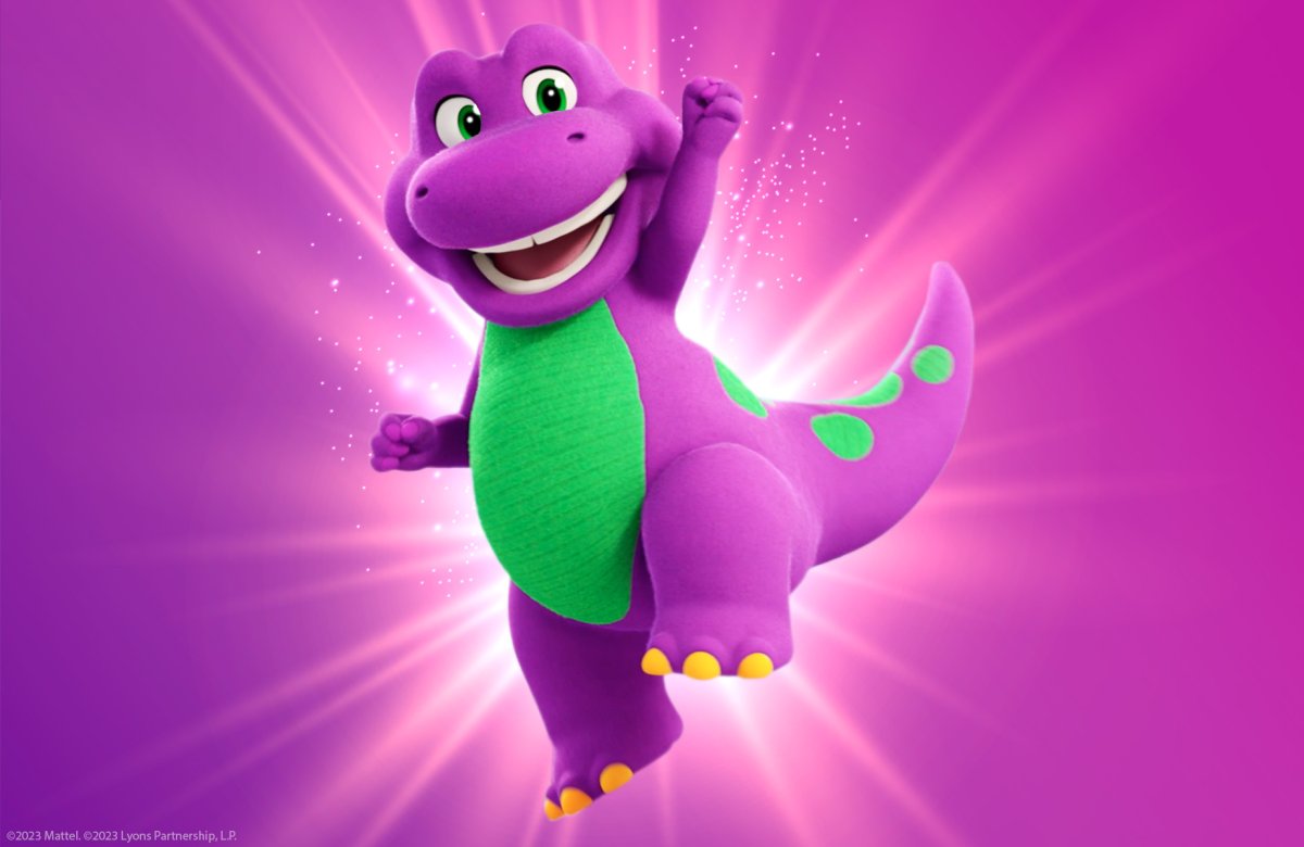 Animated Barney.