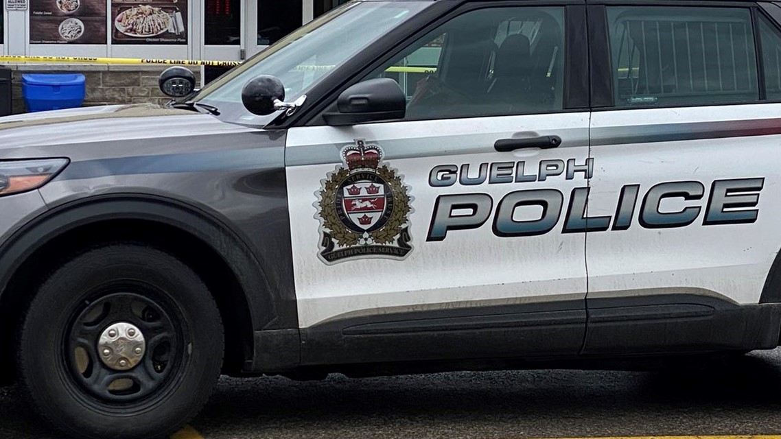 Guelph police say they found a woman showing signs of impairment and with a facial injury.