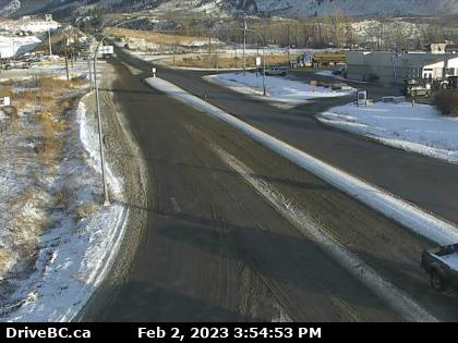 Hwy 5 at Halston Ave in Kamloops, looking north.