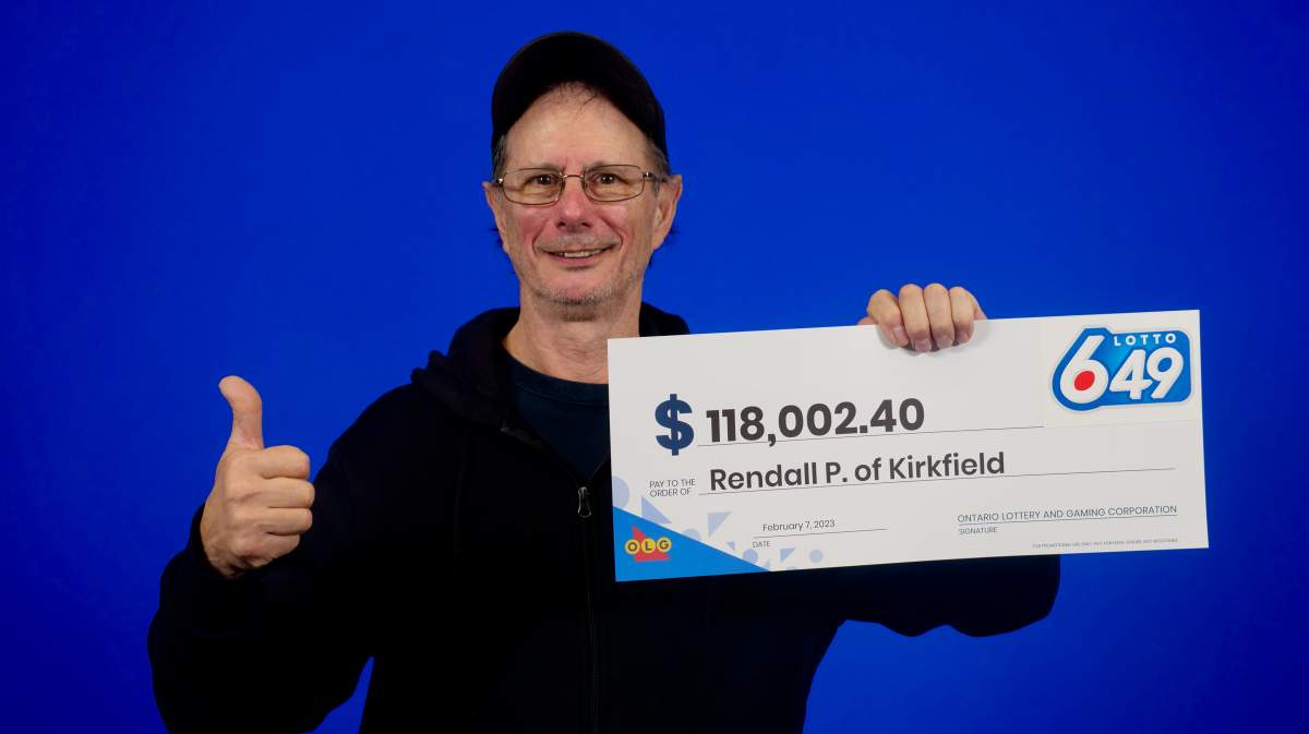 A City of Kawartha Lakes man won more than $118,000 in a Lotto 6/49 draw on Jan. 4, 2023.