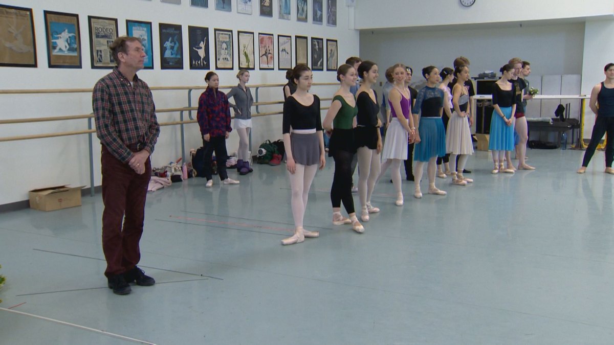 Royal Winnipeg Ballet students are seen in this file photo.