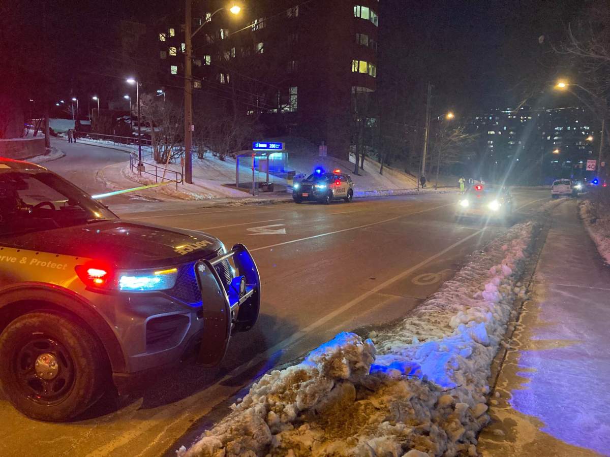 One person has been taken to hospital after a collision in Toronto.