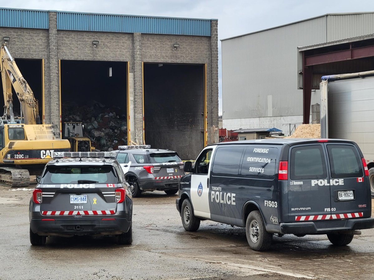 A man is dead after an industrial accident in Toronto, police say.