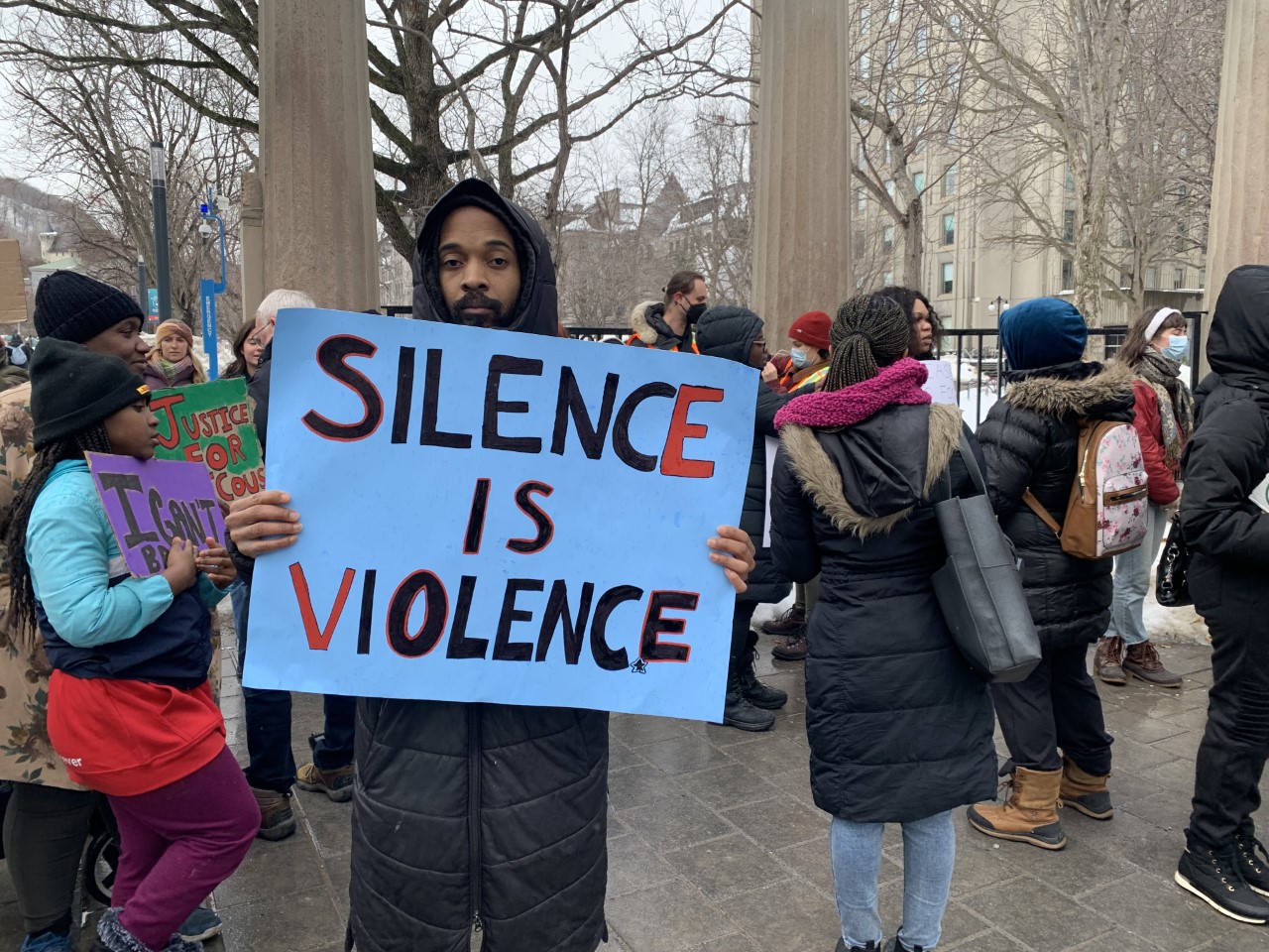 Protest at McGill University held to demand justice for Nicous D’Andre Spring – Montreal | 24CA News