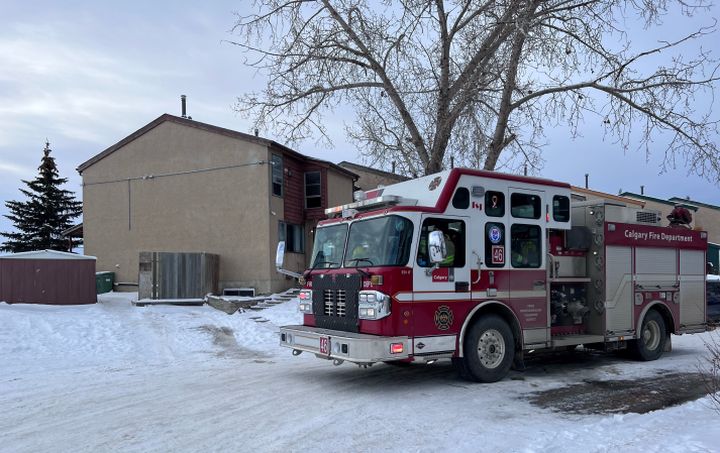 Firefighters were called to a residence on Calgary's Pensville Close S.E. just before 7:30 a.m.
